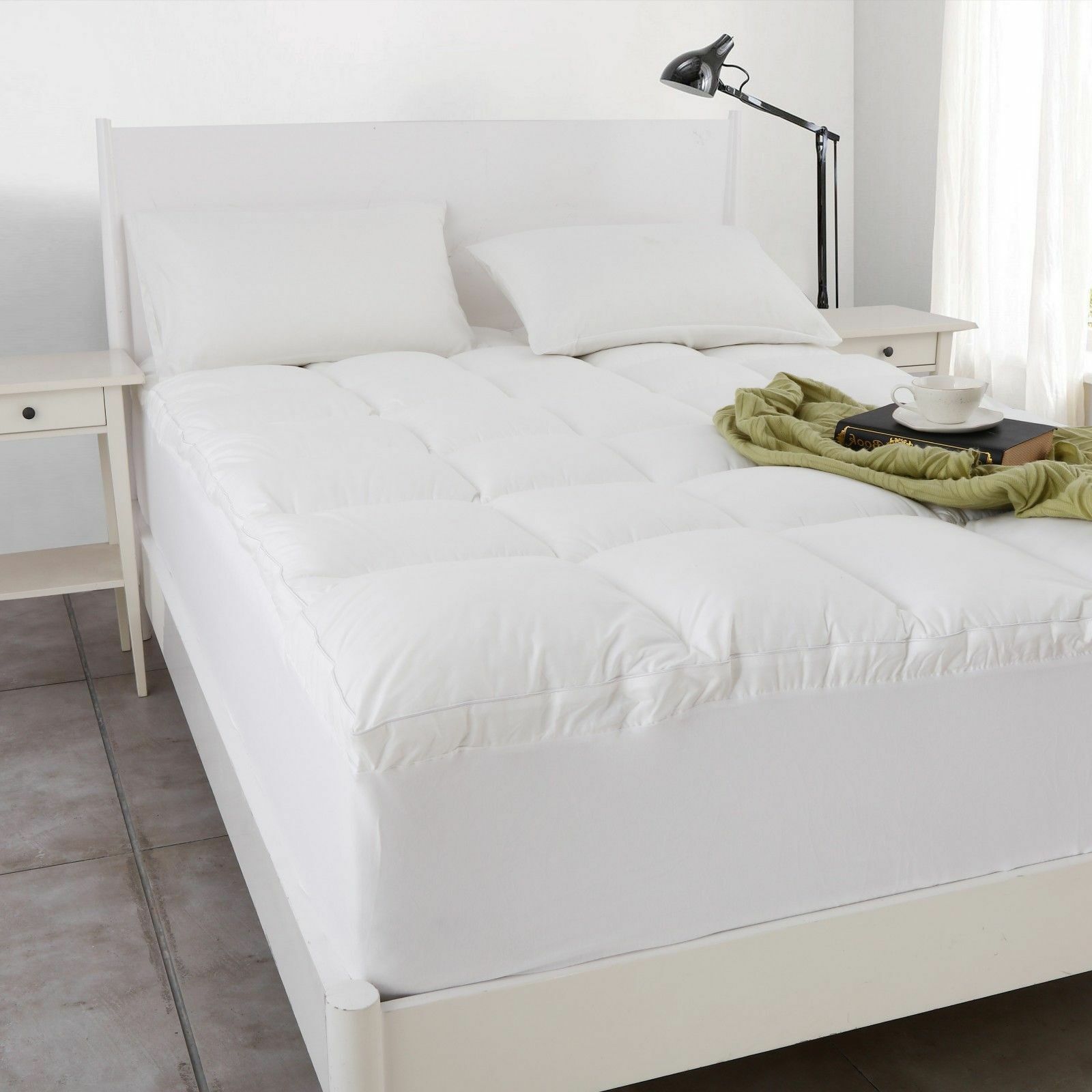 Dreamaker 1000Gsm Down Alternative Microfibre Mattress Topper Super