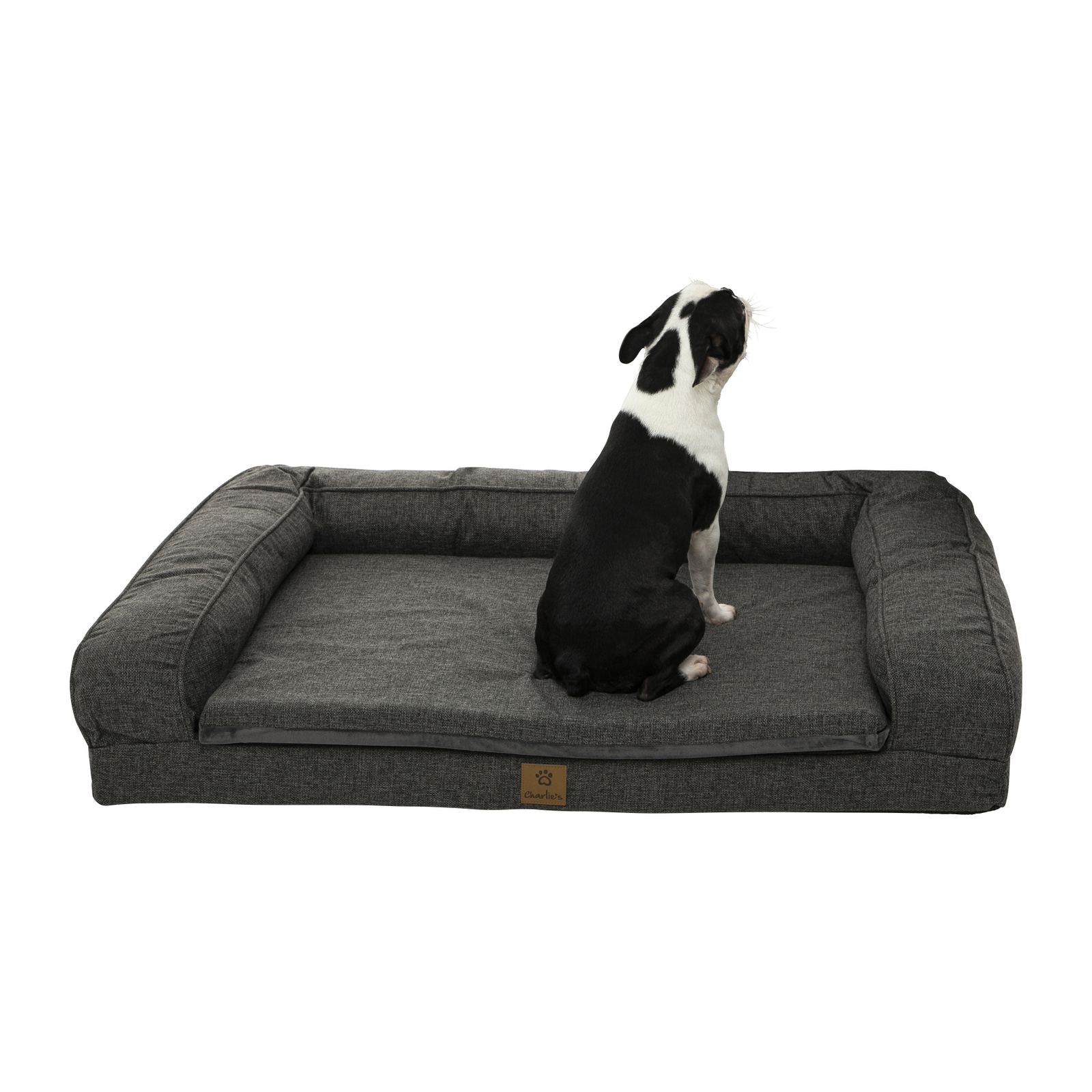 Charlie's Pet Sofa Lounge Bed Couch Rectangular Cushioned Head Support