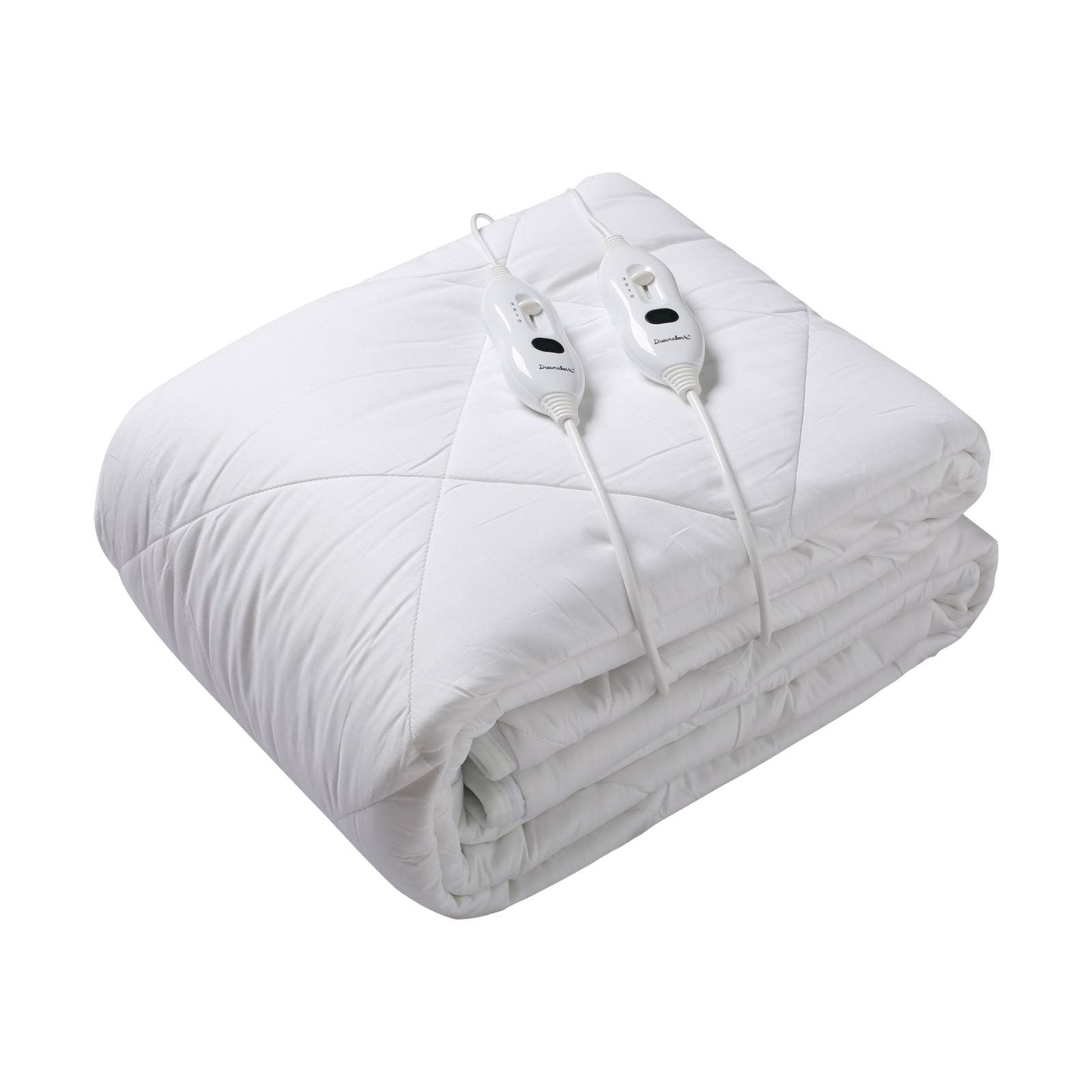 Dreamaker Waterproof 100 Cotton Cover Electric Blanket Queen Bed