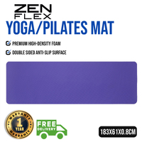 Zen Flex Fitness Non-Slip Yoga/Pilates Mat - Purple