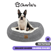 Charlie's Snuggle Hooded Pet Nest Silver - Medium