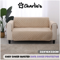 Charlie's Cosy Cover Quilted Sofa Cover Protector For Oversized Sofa