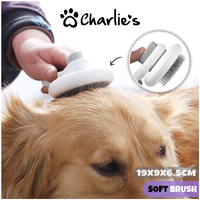 Charlie's Pet Soft Brush - Grey