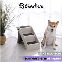 Charlie's Portable 3-Step Pet Stairs