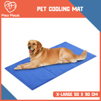 Summer Cool Pad Dog Cat Pet Cooling Gel Mat Non Toxic Indoor Outdoor Bed 50X90CM
