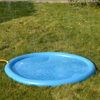 150cm Inflatable Sprinkler Splash Pet Pool Summer Mat Kids Outdoor Shower Pad
