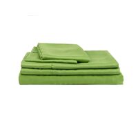 Natural Home Bamboo Sheet Set King Bed Green