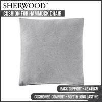 Sherwood Cushion for Hammock Chair Grey 45x45cm