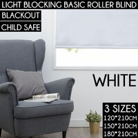 Home Living Basic Roller Blind White 120*210Cm
