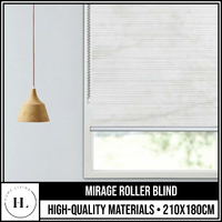 Home Living Mirage Roller Blind 100% Polyester 180X210Cm White