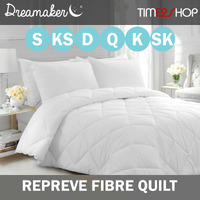 Dreamaker Repreve 450GSM Quilt - King Single Bed