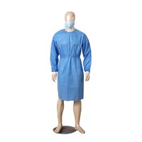 Virafree Isolation Gown Surgical 50gsm Fabric Ultrasonically Sealed Seams AAMI 