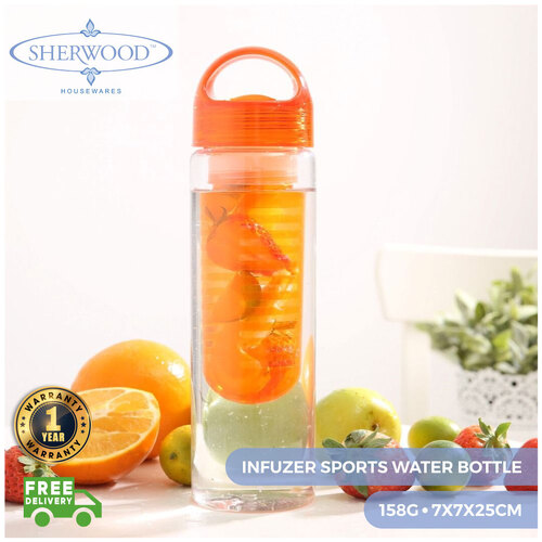 Sherwood Home Infuzer Water Bottle Orange 158g