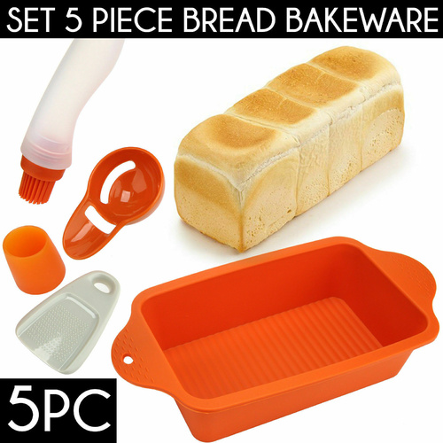 Gourmet Kitchen Bread Baking Set Orange