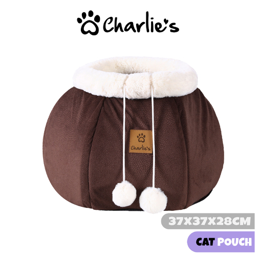 Charlie's Pet Cat Pouch Chocolate