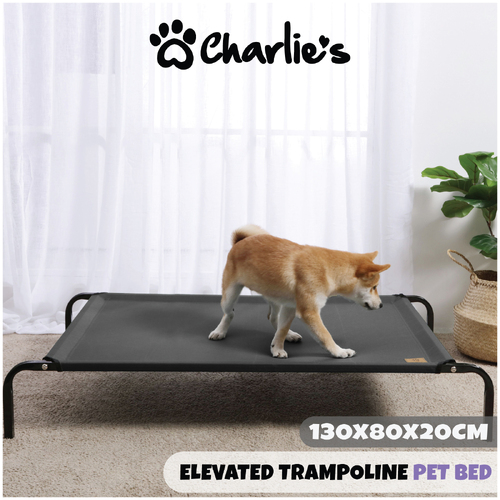 Charlie's Pet Trampoline Hammock Bed Xl 130*80*20Cm Warm Grey