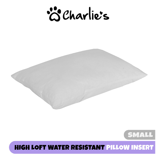Charlie's High Loft Water Resistant Pet Pillow Insert - Small 75 X 46Cm