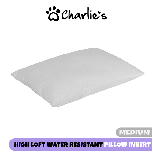 Charlie's High Loft Water Resistant Pet Pillow Insert - Medium 90 X 65Cm