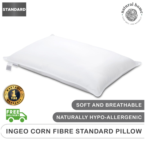 Natural Living All Natural Ingeo Fiber Pillow Standard Size 