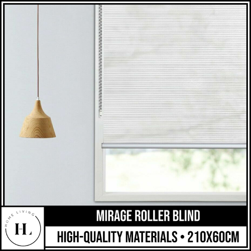Home Living Mirage Roller Blind 100% Polyester 60X210Cm White