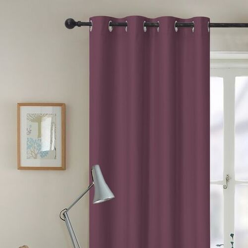 Home Living Albany Blockout Eyelet Curtain Single Panel Wine - 140x221cm