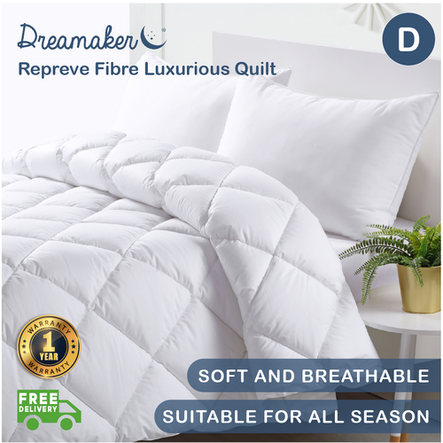 Dreamaker Repreve 450Gsm Quilt - Double Bed