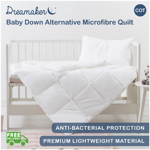Dreamaker Baby Down Alternative Microfibre Cot Size Quilt