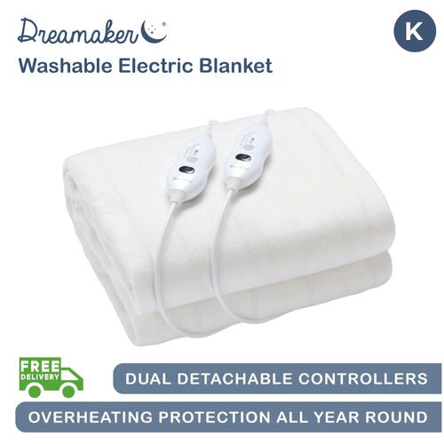 Dreamaker Washable Electric Blanket - King Bed