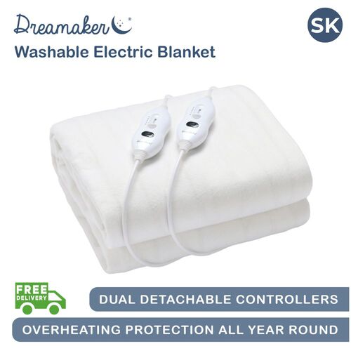 Dreamaker Washable Electric Blanket - Super King Bed