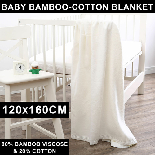 Dreamaker Baby Bamboo Cotton Blend Blanket