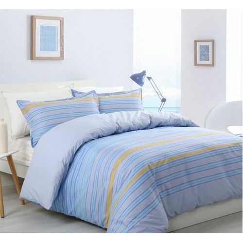 Dreamaker 250Tc Cotton Sateen Printed Quilt Cover Set Summer - Double Bed