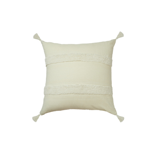 Accessorize Bedroom Collection Indra Tassel Off White European Cushion 